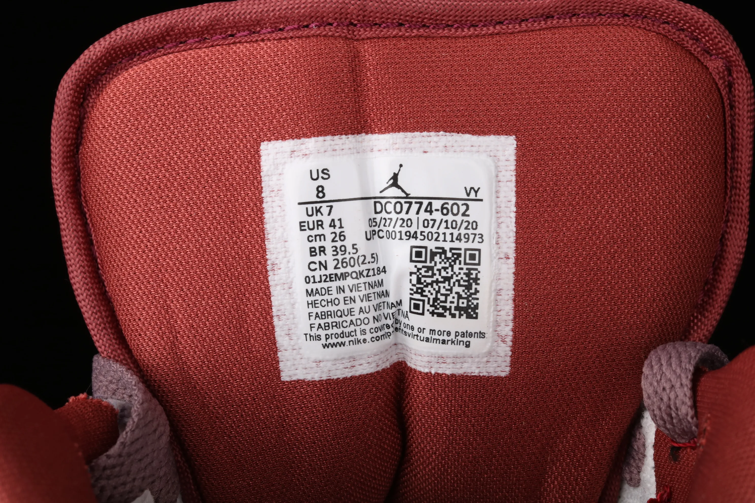 All categories Air Jordan Jordan series basketball shoes Air Jordan 1 Low Air Jordan 1 Low AJ1 Joe 1 low-top cultural and leisure sports sneakers DC0774-602
